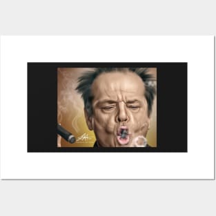 Jack Nicholson Digital Oil Painting Posters and Art